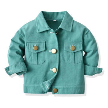 Chaqueta de solapa casual para niños nueva chaqueta de otoño